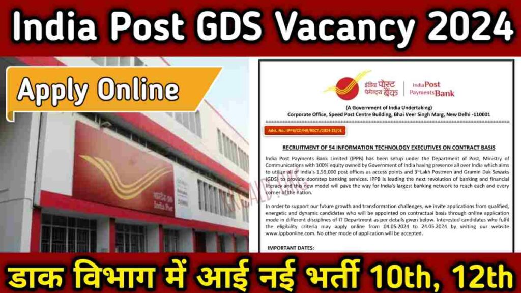 India Post Office Vacncy 2024
