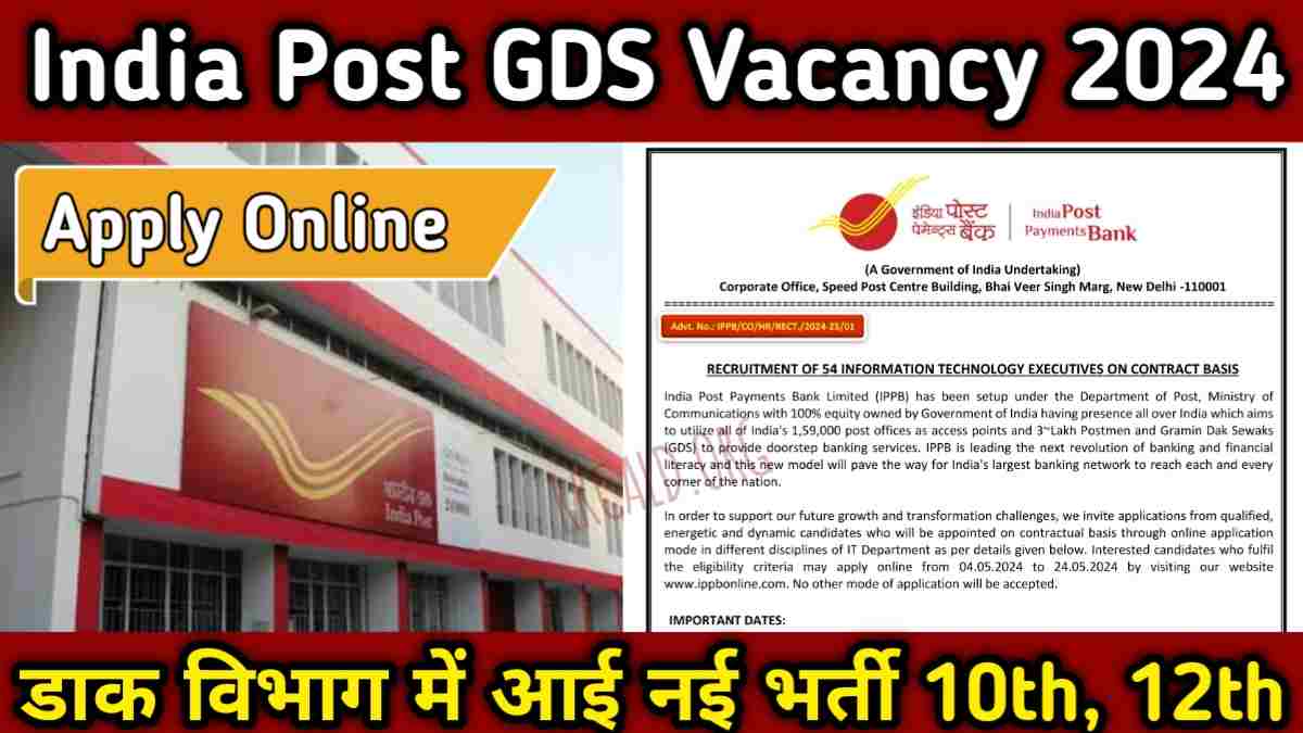 India Post Office Vacancy 2024