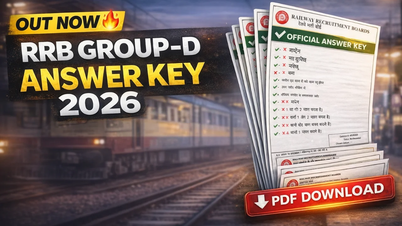 RRB Group D Answer Key 2026